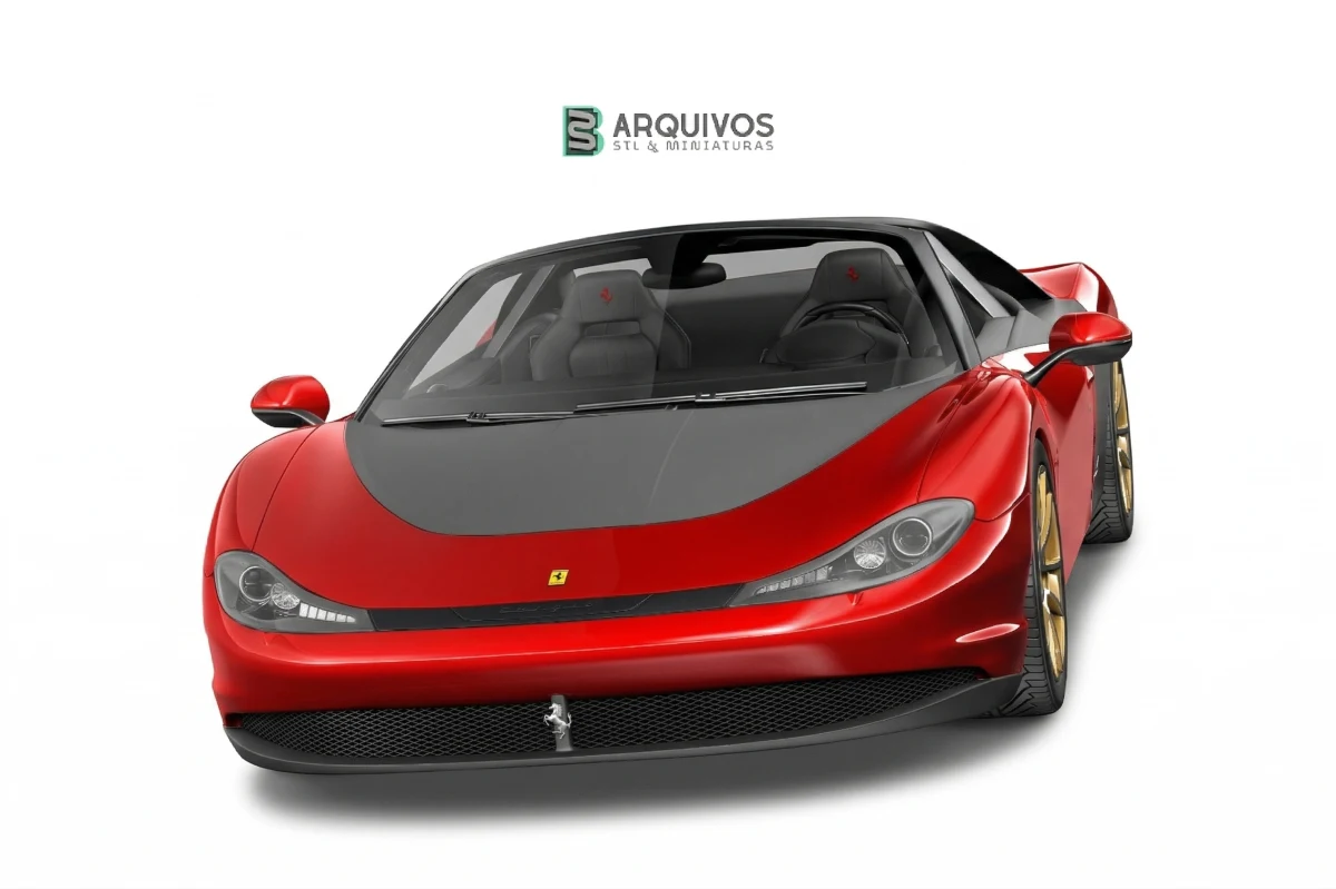Modelo 3D STL - Ferrari Sergio 2015 — foto 3